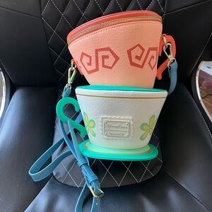 GUC Mad Hatter teacup Loungefly crossbody purse